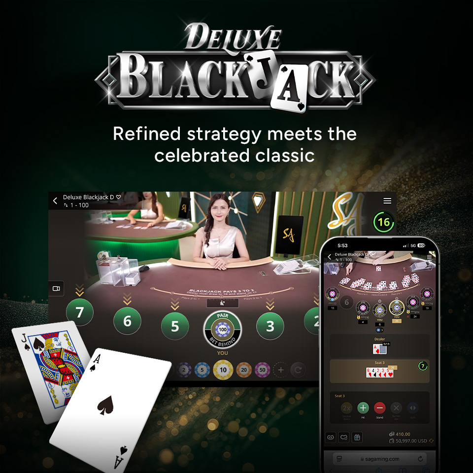 Try the new Deluxe Blackjack now!